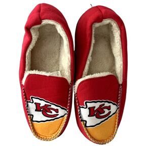 Kansas City Chiefs NFL foco Forever Collectibles Men's Slippers Sz 11-12 New